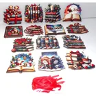  Preview image for Wooden Ornaments HOLIDAY SCENE Set of 14 
