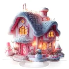  Preview image for 2D Flat Acrylic WINTER SCENE HOUSE & 
