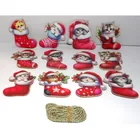  Preview image for Wooden Ornaments KITTEN in STOCKING 