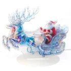  Preview image for 2D Flat Acrylic SANTA & REINDEER with 