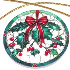  Preview image for Acrylic Ornament MISTLETOE with BOW 