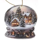  Preview image for Acrylic Ornament NORTH WOODS SCENE 