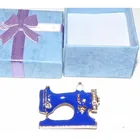  Preview image for Fashion Jewelry Rhinestone Goldtone Blue 