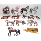  Preview image for Wooden Ornaments HORSES Set of 12 