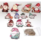  Preview image for Wooden Ornaments GNOMES Set of 12 