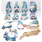  Preview image for Wooden Ornaments GNOMES Set of 12 