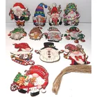  Preview image for Wooden Ornaments GNOMES Set of 12 