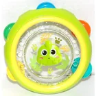  Preview image for Yellow/Orange Tambourine Drum RATTLE TOY 