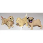  Preview image for 3 Dollhouse Miniatures DOG FIGURINES 