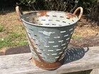  Preview image for VINTAGE GALVANIZED OLIVE BUCKET 