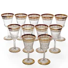  Preview image for (11pc) St. Louis "Thistle Gold" Crystal 