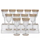  Preview image for (11pc) St.Louis "Thistle Gold" Crystal 