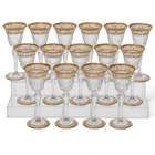  Preview image for (15pc) St. Louis "Stella Gold" Crystal 