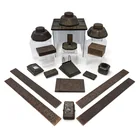  Preview image for (17 pcs) Tiffany Studios "Zodiac" Bronze 