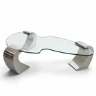  Preview image for Karl Springer Style Chrome & Glass 
