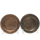  Preview image for Pair Tiffany Studios Bronze Dore Plates 