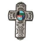  Preview image for A Navajo Sterling Silver And Multistone 