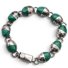  Preview image for A Mexican Sterling Silver And Malachite 
