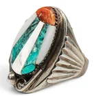  Preview image for A Zuni Sterling Silver, Turquoise, 