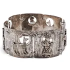  Preview image for A Peruvian Sterling Silver Figural Panel 