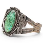  Preview image for A Navajo Sterling Silver And Green 