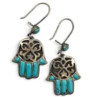  Preview image for A Pair Of Sterling Silver And Turquoise 