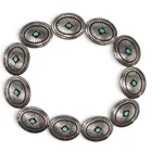  Preview image for (11 Pcs) A Navajo Sterling Silver And 