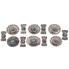 Preview image for (12 Pcs) Southwest Sterling Silver And 