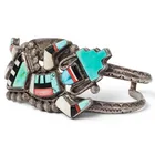  Preview image for A Navajo Sterling Silver And Multistone 