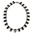  Preview image for A Mexican Sterling Silver And Black Onyx 