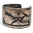  Preview image for A Hopi Sterling Silver Figural Overlay 