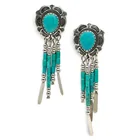  Preview image for A Pair Of Quoc Turquoise Inc. Sterling 