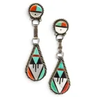  Preview image for A Pair Of Zuni Pueblo Sterling Silver 