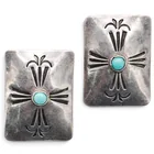  Preview image for A Pair Of Navajo Sterling Silver And 