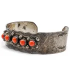  Preview image for A Navajo Sterling Silver And Coral Row 
