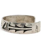  Preview image for A Hopi Sterling Silver Overlay Landscape 