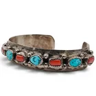  Preview image for A Navajo Sterling Silver, Turquoise, And 
