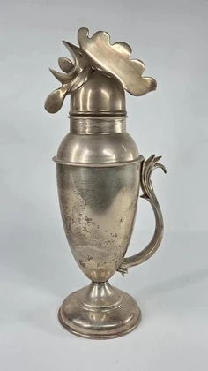 Lot# 1 - VINTAGE STAINLESS STEEL ROOSTER
