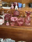  Preview image for cranberry Fenton-pink glassware 