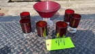  Preview image for Lot# 79 - Cranberry glassware 