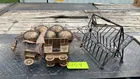  Preview image for Lot# 104 - Magazine rack, and a metal wa 