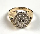  Preview image for ROUND DIAMOND CLUSTER RING, 0.60 CT, 10K 