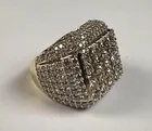  Preview image for DIAMOND CLUSTER RING, 3.9 CT, 10K YELLOW 