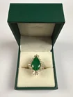  Preview image for PEAR SHAPED EMERALD RING, 4.8 CT, WITH 