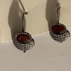  Preview image for VINTAGE STERLING ENAMEL EARRINGS 