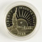  Preview image for 1986 STATUE OF LIBERTY GEM UNC HALF 
