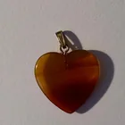  Preview image for VINTAGE CARNELIAN HEART PENDANT 