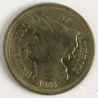  Preview image for 1865 3 CENT NICKEL DOUBLE DATE 