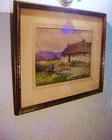  Preview image for ENGLISH COUNTRY HOME SIGNED WATERCOLOR 