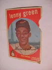  Preview image for 1959 LENNY GREEN # 209 BASEBALL CARD 